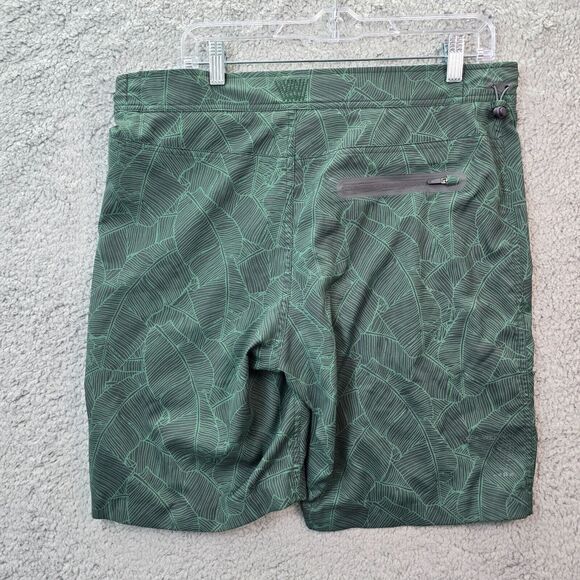 Mack Weldon Men's Green Hybrid Board Shorts Stretch Swim Size L - Picture 5 of 15